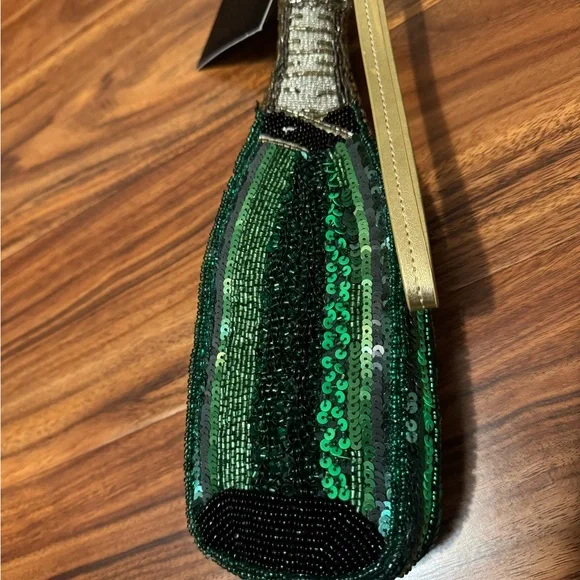 Champagne beaded purse/clutch - Picture 2 of 4